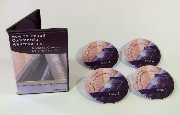 Photo of How to Install Commercial  Wallcovering Box SEt of 4 DVDS